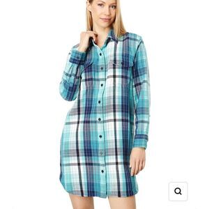 Outer-known Blanket Shirt Dress 100% Organic Cotton Womens  Size Medium